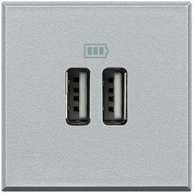 BTicino HC4285C2 Axolute - cargador doble USB