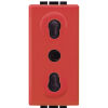 socket 2P+E 10/16A red