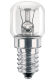 Lampada incandescenza tubolare trasparente E14 15W 230V per forni Appliance