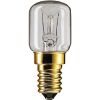 Lampada incandescenza tubolare trasparente E14 25W 230V per forni Applince