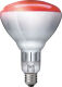 Lampada infrarossi incandescenza riflettore R125 E27 150W 230V
