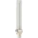 Lampada fluorescente compatta G23 09W 3000k MASTER PL-S/2P