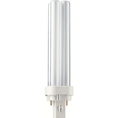 Lampada fluorescente compatta G24d-2 18W 3000k MASTER PL-C/2P