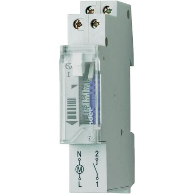 Analog daily time switch r/charge 1M 12.11