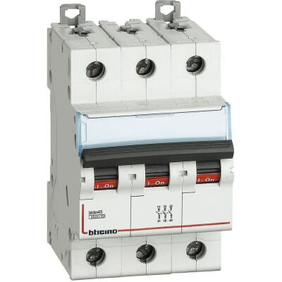BTicino FA83C25 - Disjoncteur 3P C25 4,5KA 3M