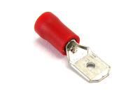 Male Push On Terminal Red 0.5-1.5mm Stud Pre Insulated Crimp Terminal