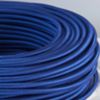 Câble H03 3G0.75 recouvert de soie bleue - 50m