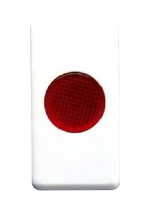 System White - red warning light socket