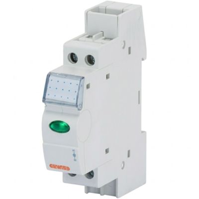 Gewiss GW96587 – lámpara de señalización verde 12/48V 1M 90AM