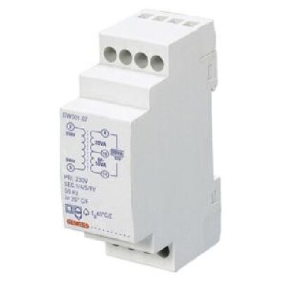 Trasformatore per suonerie 10VA 230V 4+8=12V 90AM