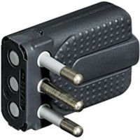 CORNER small gray space-saving plug