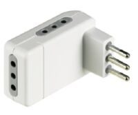 Adaptador múltiple CORNER pequeño blanco