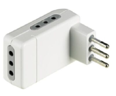 CORNER small white multiple adapter