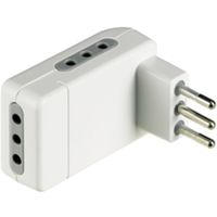 Adaptador múltiple CORNER pequeño blanco