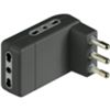 Adaptador múltiple CORNER grande gris