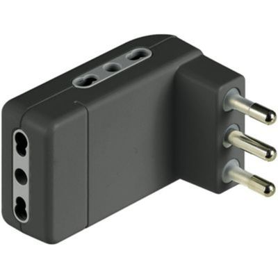 Adaptador múltiple CORNER grande gris