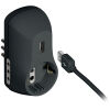 Petit adaptateur multiple gris allemand avec chargeur USB B3