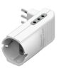 S17 multi-adaptor +3P17/11 outlets white
