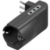 Adaptador múltiple pequeño y alemán CORNER gris