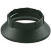 Aro pantalla plastico negro E14