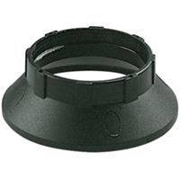 Aro pantalla plastico negro E14