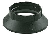 E14 black plastic lampshade ring