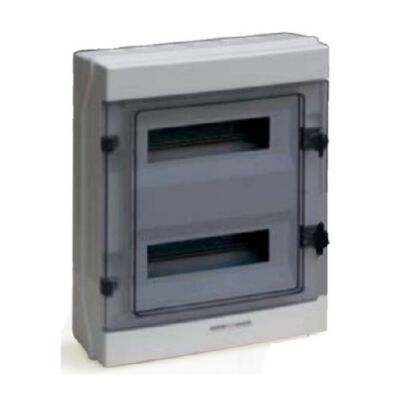 Centralino da parete 24 moduli ( 12 x 2 ) IP65 Q65