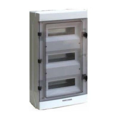 Wall-mounted switchboard 36 modules (12 x 3) IP65 Q65