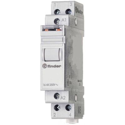 Finder 20.22.9.012.0000 - relè interruttore bipolare 12V DC 16A 1M