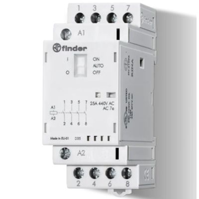 Contactor 230V CA/CC 25A 4NA 2M
