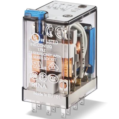 Relè industriale 3NA/NC 230V AC 10A 55.33