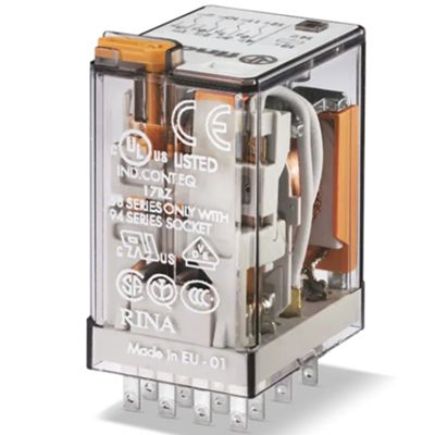 Relè industriale 4NA/NC 110V AC 10A 55.34