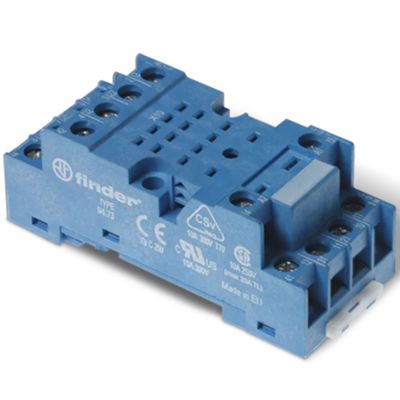 3NO/NC industrial relay socket for 55.33