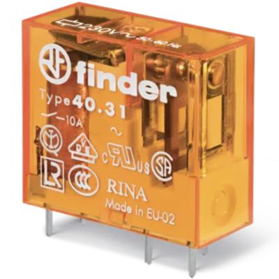 Minirelay 1NO/NC 24V DC 10A 40.31