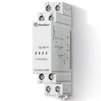 Relè passo-passo 12V 1NA+1NA/NC 8A con comando reset 13.12