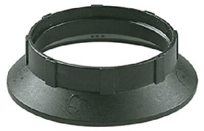 E27 black plastic lampshade ring