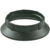 Aro pantalla plastico negro E27