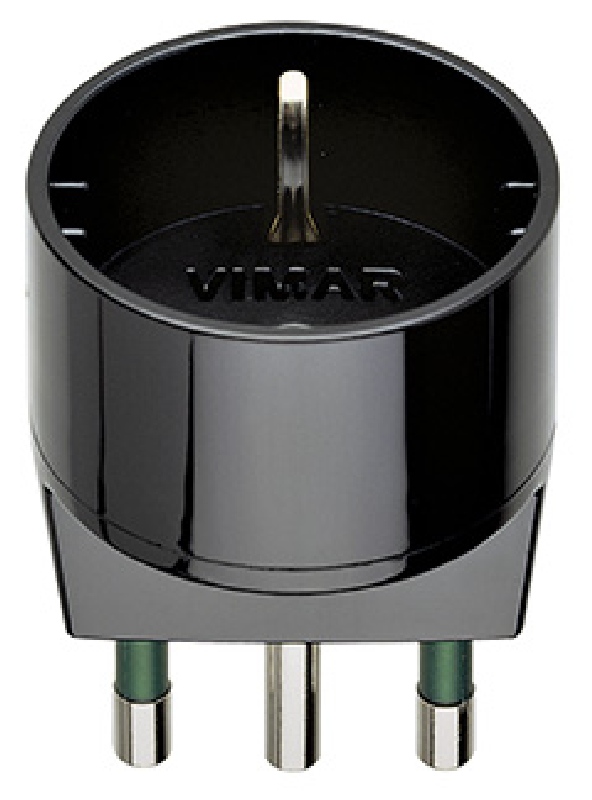 Adapter from large Italian to German black