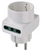 White multiple German / French bypass adapter