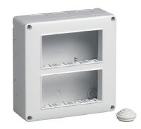 Isoset - contenitore 8 posti verticale IP40 per Plana Eikon e Arke