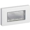 Eikon Plana - support with 4-place white IP55 plate