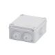 Gewiss GW44024 - junction box with cable gland 100x100x50