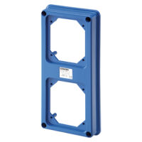 Flange for 2 IP67 caps