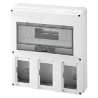 Tableau modulaire vide 12M 3 prises 16/32A COMBIBLOC IP55