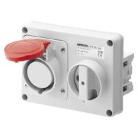 Presa interbloccata 3P+N+T 16A 400V 6H senza fondo 44 IB