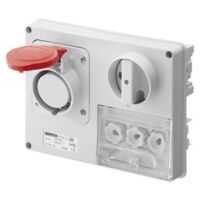 Prise verrouillée 3P+N+T 16A 400V 6H sans fond CBF 44 IB