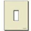 Vimar 08605.A - 1-place ivory plate