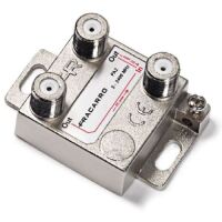 Fracarro 280714 - Distribuidor de TV de 2 salidas, 10 dB F, conector DE2-10