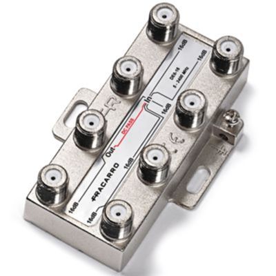 Fracarro 280722 - Distributeur TV 6 sorties 16 dB F connecteur DE6-16