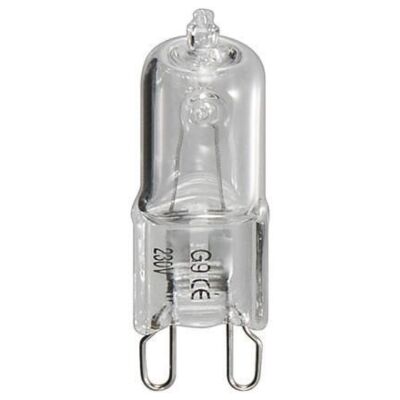 Lámpara halógena transparente G9 28W 230V BPIN